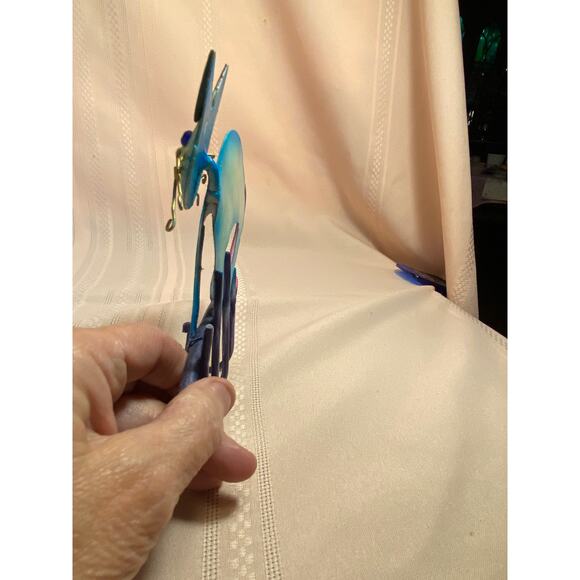 Meow Meow Whimsical Cat Key Holder Rack 4 Hooks All metal bright colors EUC - Picture 9 of 13